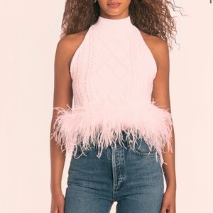 Amanda Uprichard Britannia top in WHITE